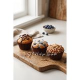 Trend Hediye Sepeti Takribi 100 Adet Büyük Boy Kahverengi Muffin Kek Kalıbı 50x40 Mm , Cupcake Kağıdı , Brownie Kalıbı