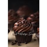 Trend Hediye Sepeti Takribi 200 Adet 40x30 Mm Kahverengi Muffin Kek Kalıbı , Cupcake Kağıdı , Brownie Kalıbı