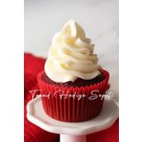 Trend Hediye Sepeti Takribi 200 Adet Büyük Boy Kırmızı Muffin Kek Kalıbı 50x40 Mm , Cupcake Kağıdı , Brownie Kalıbı