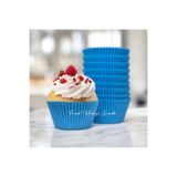 Trend Hediye Sepeti Takribi 200 Adet Büyük Boy Mavi Muffin Kek Kalıbı 50x40 Mm, Cupcake Kağıdı , Brownie Kalıbı