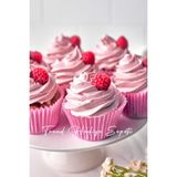 Trend Hediye Sepeti Takribi 200 Adet Büyük Boy Pembe Muffin Kek Kalıbı 50x40 Mm , Cupcake Kağıdı , Brownie Kalıbı