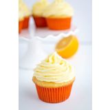 Trend Hediye Sepeti Takribi 200 Adet Küçük Boy Turuncu Çikolata Kağıdı 35x20 Mm , Muffin Kek Kalıbı , Lokum Kağıdı