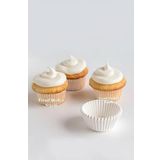 Trend Hediye Sepeti Takribi 200 Adet Mini Boy Beyaz Truff Çikolata Kağıdı, Muffin Kek Kalıbı, Lokum Kağıdı 30x20 Mm Doğum Günü Parti Dekorasyonu için
