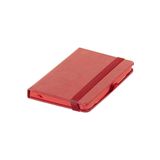 Trend Hediyelik Kenarları Boyalı Konsept Termoderi Kapaklı Not Defteri 9 x 14 cm Kırmızı