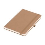Trend Hediyelik Tarihsiz Iç - Çizgili Krem Termoderi Kapaklı Defter 13 x 21 cm Krem