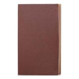 Trend Hediyelik Yumuşak Deri Kapaklı Defter Kahverengi 13 x 21 cm