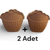 Trend Home Life 2 Adet Silikon Fırın Eldiveni Fırın Tencere Tepsi Tutmaç Seti - STANDART - Somon