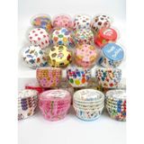 Trend Home Life 200 Adet Muffin Cupcake Kağıdı, Renkli Kağıt Muffin Kek Kalıbı Desenli
