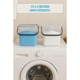 Trend Kapında 2’li Multibox Deterjanlık Kutusu & Banyo Düzenleyici & Saklama Kutusu 6 Lt Şeffaf