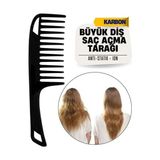 Trend Kapında Büyük Diş Geniş Saç Açma Tarağı 716850 - Belirtilmemiş