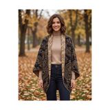 Trend Kapında Damla Model Kadın Kimono Panço