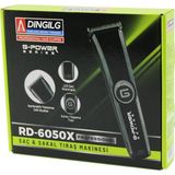 Trend Kapında Saç Sakal Kesme - Traş Makinesi Fiş Şarjlı=led Gösterge Ayarlı BIÇAK=0.1-05MM RD-6050X G-Powerg-Plus - Belirtilmemiş