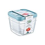 Trend Kare Saklama Kabı Seti 3 x 4 L - Şeffaf - 4 lt