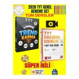 Trend Karma Tyt 4 Genel Deneme Sınavı+3D Tyt Simulasyon Genel Deneme Set+Kalem