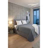 Trend Kırlentsiz Çift Kişilik Pike 200X220 Cm Gri