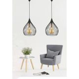 Trend Kitchen 2 Adet Armut Trend Siyah Sarkıt Salon Mutfak Banyo Yatak Odası Çocuk Odası Antre Avize Siyah