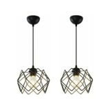 Trend Kitchen 2 Adet Koza Sarkıt Avize Salon, Mutfak, Koridor, Antre Siyah