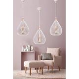 Trend Kitchen 3 Adet Otantik Kafes Avize