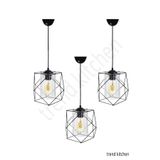 Trend Kitchen 3 Adet Tasarım Şeffaf Mika Camlı Avize