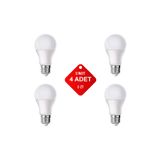 Trend Kitchen 4 Adet Tasarruflu Beyaz Renk Led Ampul (9 Watt)