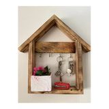 Trend Kitchen Ev Şeklinde Mini Anahtarlık Raf