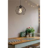 Trend Kitchen İtalyan Model Az Kare Tekli Modern Avize Siyah