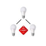 Trend Kitchen Tasarruflu 3 Adet Beyaz Renk Led Ampul (e-27 Uyumlu) 9,3 Watt Edsn