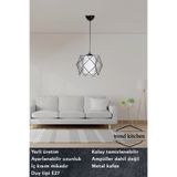 Trend Kitchen Trend White Glass One Mutfak, Antre, Koridor, Oturma Odası, Salon Sarkıt Avize
