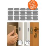 Trend Kulp 60'lı Yapışkanlı Gri Eva Dolap Çekmece Kapağı Ses Stoperi Tamponu Koruyucu Engelleyici 22 mm Oval