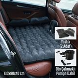 Trend Maison Black Island Araç Içi Şişme Yatak Araba Arka Koltuk Yatağı Siyah 130X80 cm + Pompa