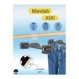 Trend Mandallı Askı 10’Lu Etek Ve Pantolon Askısı Em-38 (Elbise Askısı/Etek Askısı/Pantolon Askısı)