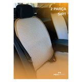 TREND Meka Part Oto Koltuk Koruyucu Kılıf 2 Parça SADECE Arka Koltuk Sırt Universal Bej