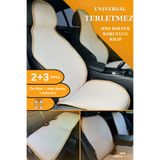 Trend Meka Part Oto Koltuk Koruyucu Kılıf 5 Parça Universal Bej 2+3 %100 Pamuk