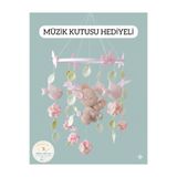 TREND METFİQ DECORATİON Trend Premium Bebek Beşik Dönencesi - Tavşan ve Bulut Figürlü - El İşçiliği - NATURAL MÜZİKLİ