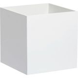 Trend Pleksi Beyaz Kapaksız Çok Amaçlı Saklama Kutusu (15 cm x 15 cm x 15 cm )