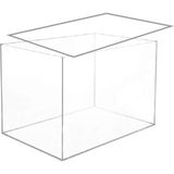 Trend Pleksi Şeffaf Kapaklı Çok Amaçlı Saklama Kutusu (15CM x 10CM x 10CM)