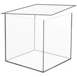 Trend Pleksi Şeffaf Kapaklı Çok Amaçlı Saklama Kutusu (20CM x 20CM x 15CM)