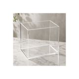 Trend Pleksi Şeffaf Kapaksız Çok Amaçlı Saklama Kutusu (20cm x 20cm x 15cm)
