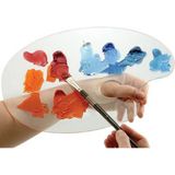 Trend Pleksi Şeffaf Resim Paleti (35CM x 30CM)