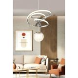 Trend Rose Kaos Mini Modern Sarkıt LED Avize Taşlı - Gold