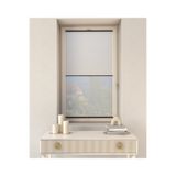TREND STOR PERDE Beyaz Gece-Gündüz Plise Çiftli Sistem PVC - Cam Balkon Perdesi - Ofis Perdesi - Salon Perdesi