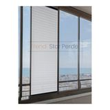 TREND STOR PERDE Beyaz Plise Katlanır Cam Balkon Perdesi - Ofis Perdesi - Salon Perdesi - 001