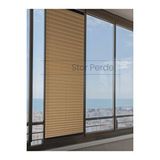 TREND STOR PERDE Bronz Plise Katlanır Cam Balkon Perdesi - Ofis Perdesi - Salon Perdesi - 016