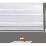Trend Stor Perde Ekru Blackout Karartma Özelliğiyle 60 x 40 cm Beyaz Düz Desenli