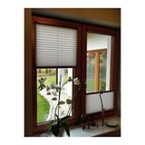 Trend Stor Perde Plise Katlanır Cam Balkon Perdesi - Ofis Perdesi - Mutfak Perdesi - Salon Perdesi Beyaz