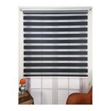 Trend Stor Perde Siyah Bambu Düz Zebra Stor Güneşlik Perde