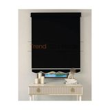 Trend Stor Perde Siyah Stor Etek Dilimli Zebra Stor Güneşlik Perde