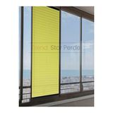 Trend Stor Perde Yeşil Plise Katlanır Cam Balkon Perdesi - Ofis Perdesi - Salon Perdesi - 034