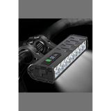 Trend Store 10000 Lümen 17 LED USB Şarjlı Bisiklet Farı 10000 mAh Su Geçirmez 17 LED Scooter Motosiklet Feneri