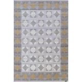 Trend Tr008a Gri Halı Gold Detaylı Klasik Geometrik Desenli Akrilik Yumuşak Salon Halısı 80 X 150 Gri